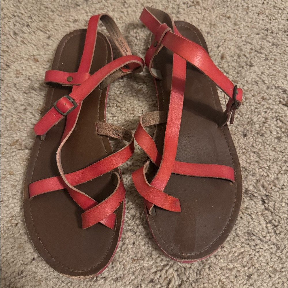 Red Sandals